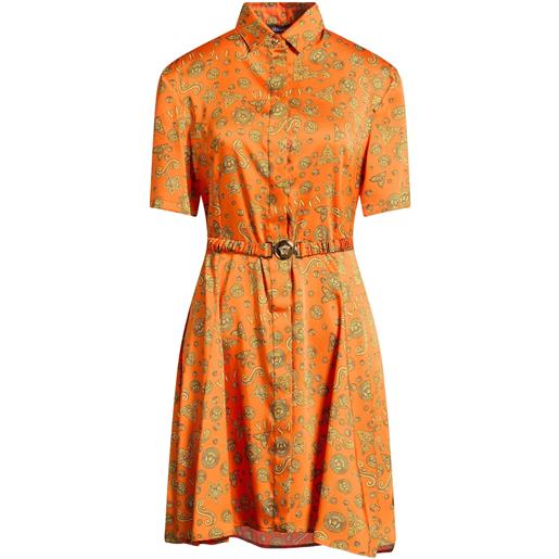 VERSACE - vestito chemisier - arancione