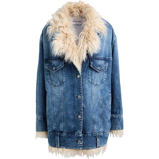 DONDUP - giubbotto jeans - blu