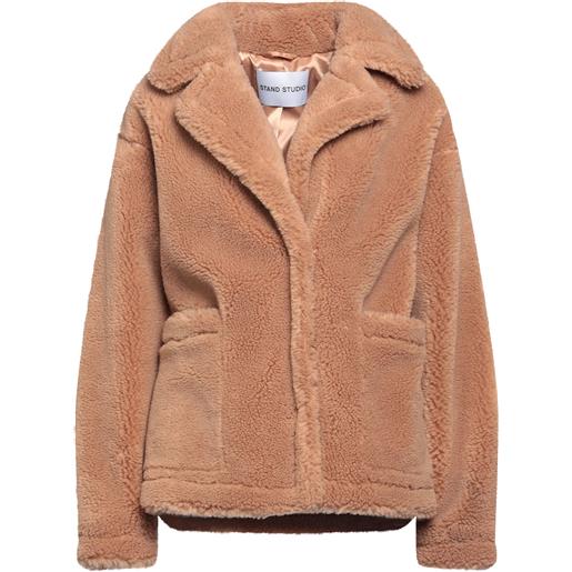 STAND STUDIO - shearling e teddy - cammello