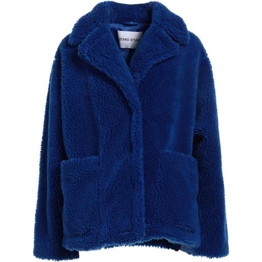 STAND STUDIO - shearling e teddy - blu china