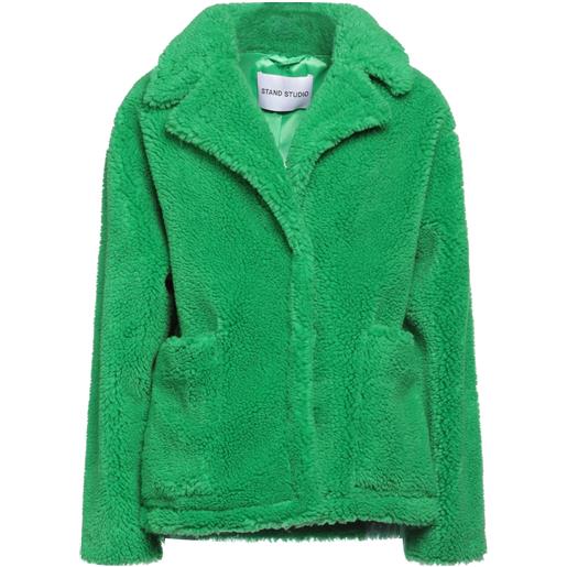 STAND STUDIO - shearling e teddy - verde