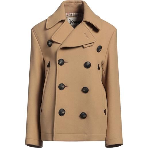 DSQUARED2 - caban e doppio petto - cammello