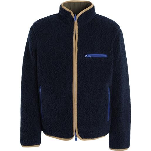 WOOLRICH - shearling e teddy - blu notte