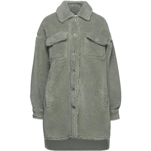 STAND STUDIO - shearling e teddy - verde salvia