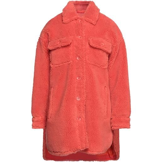 STAND STUDIO - shearling e teddy - corallo