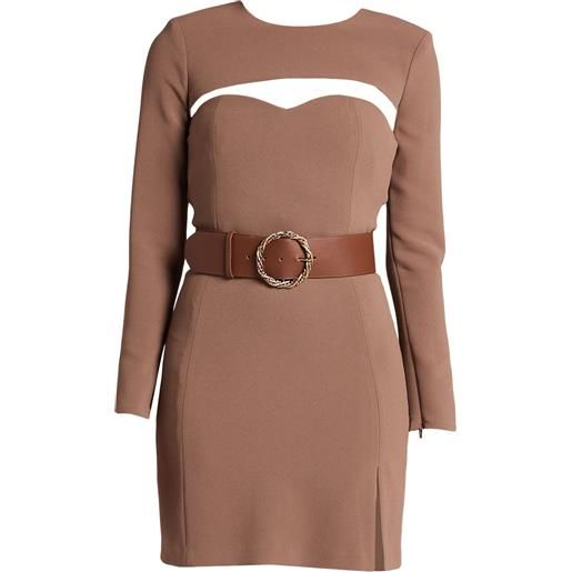 ELISABETTA FRANCHI - tubino - marrone