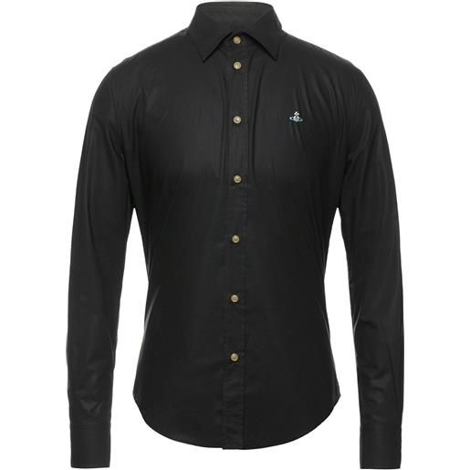 VIVIENNE WESTWOOD - camicia regular fit - nero