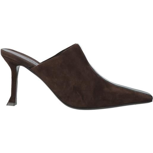 FERRAGAMO - mule e zoccoli - testa di moro