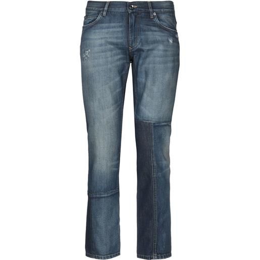 DOLCE&GABBANA - pantaloni jeans - blu