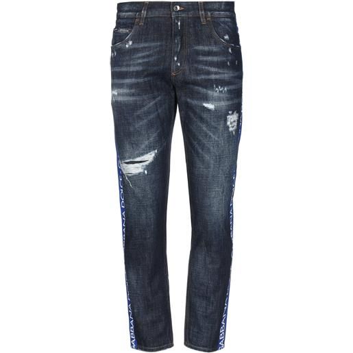 DOLCE&GABBANA - pantaloni jeans - blu
