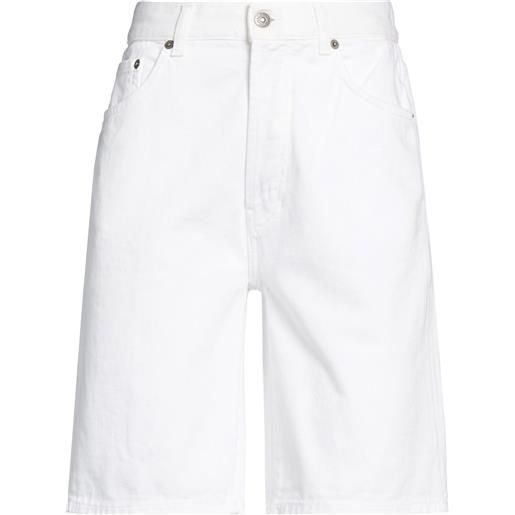 DONDUP - shorts jeans - bianco