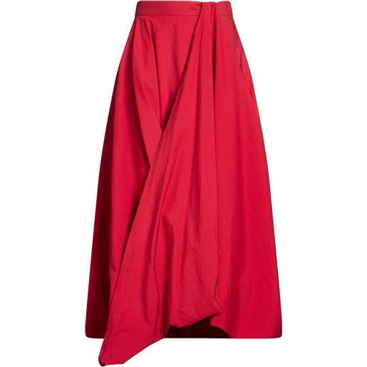 BRUNELLO CUCINELLI - gonna lunga - rosso