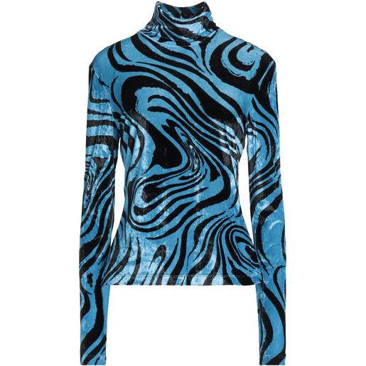 PHILOSOPHY di LORENZO SERAFINI - top - azzurro
