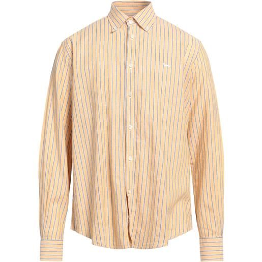 HARMONT & BLAINE - camicia a righe - giallo ocra