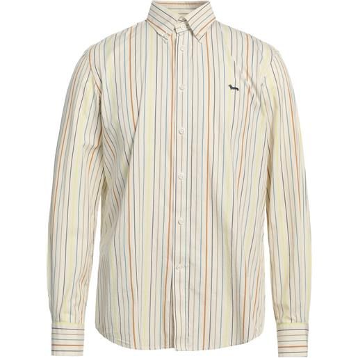 HARMONT & BLAINE - camicia a righe - panna