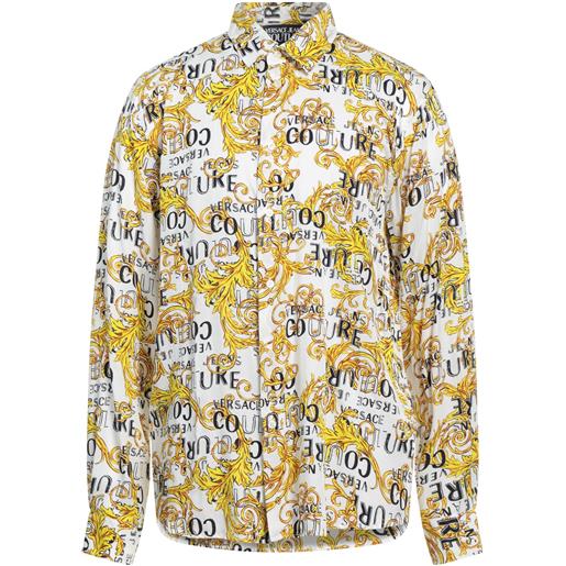 VERSACE JEANS COUTURE - camicia fantasia - bianco