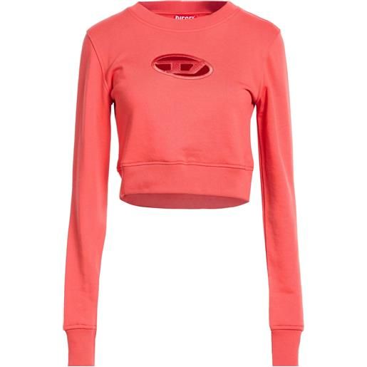 DIESEL - felpa - rosso pomodoro