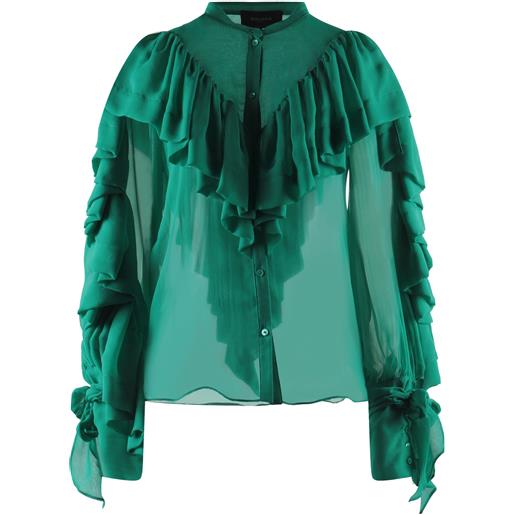 ROCHAS - camicie e bluse in seta - verde