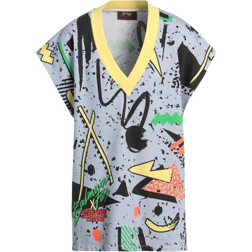 BALMAIN - t-shirt - grigio