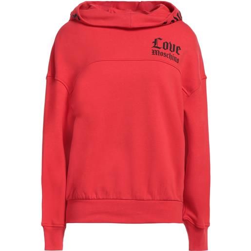 LOVE MOSCHINO - felpa - rosso