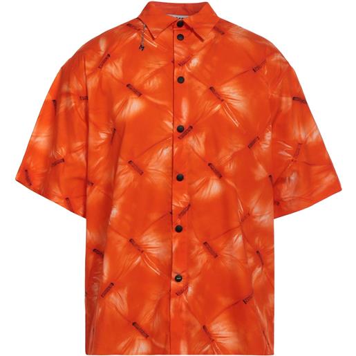 MSGM - camicia fantasia - arancione