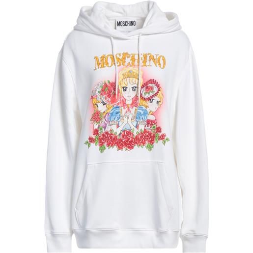 MOSCHINO - felpa - bianco