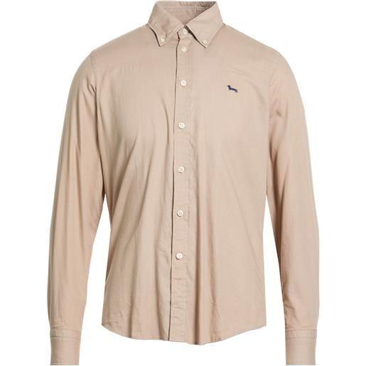 HARMONT & BLAINE - camicia regular fit - khaki