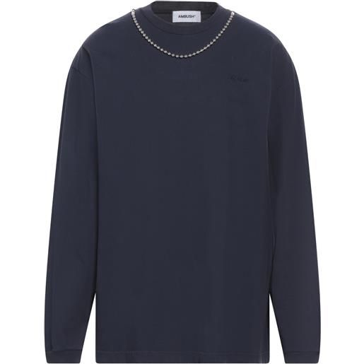 AMBUSH - t-shirt - blu navy