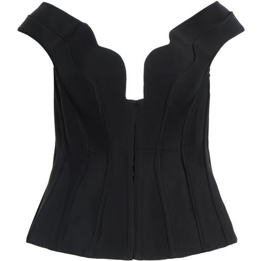 MUGLER - bustier - nero