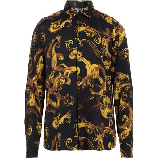 VERSACE JEANS COUTURE - camicia fantasia - nero