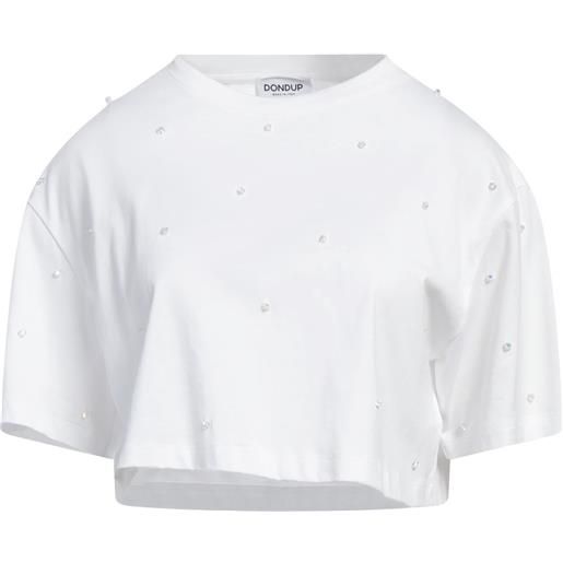 DONDUP - crop top - bianco