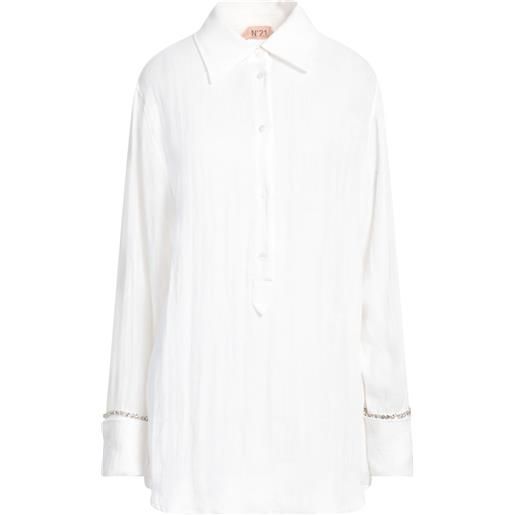N°21 - camicie e bluse tinta unita - bianco