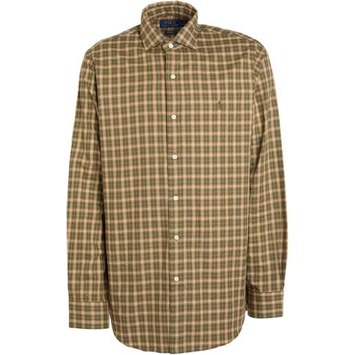 POLO RALPH LAUREN - camicia a quadri - khaki
