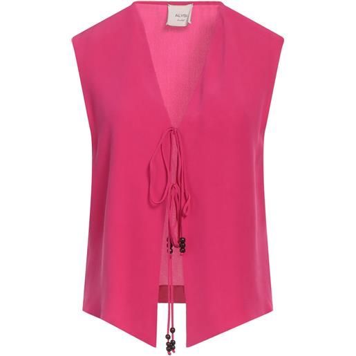 ALYSI - gilet - fucsia