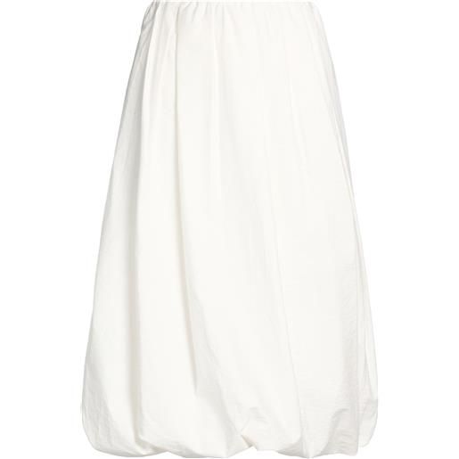 BRUNELLO CUCINELLI - gonna midi - bianco