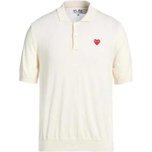COMME des GARÇONS PLAY - pullover - avorio
