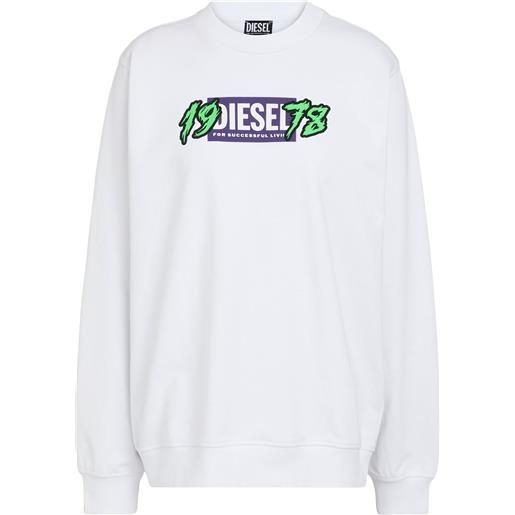 DIESEL - felpa - bianco