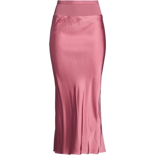 RICK OWENS - gonna lunga - rosa antico