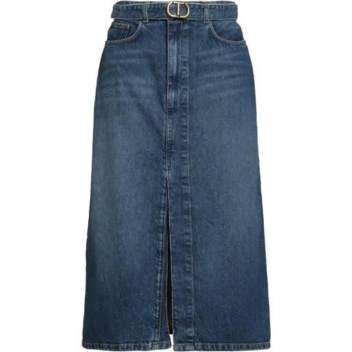 TWINSET - gonna jeans - blu