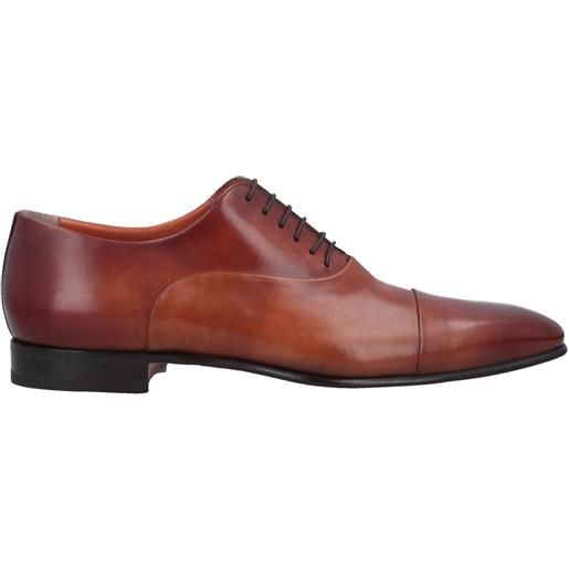 SANTONI - stringate - marrone