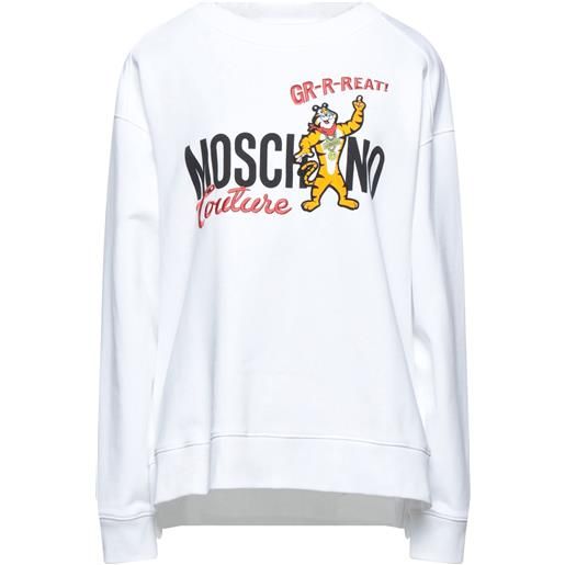 MOSCHINO - felpa - bianco