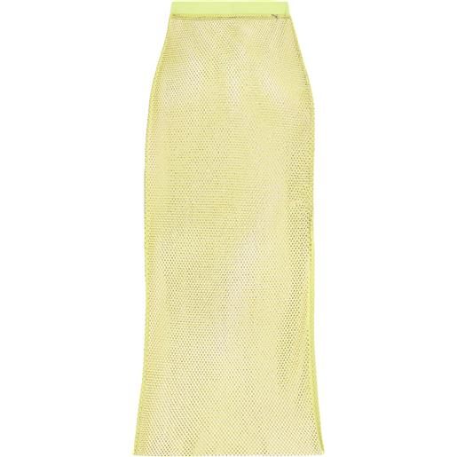 PATRIZIA PEPE - gonna midi - verde lime