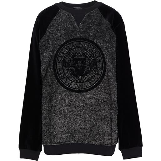 BALMAIN - felpa - nero