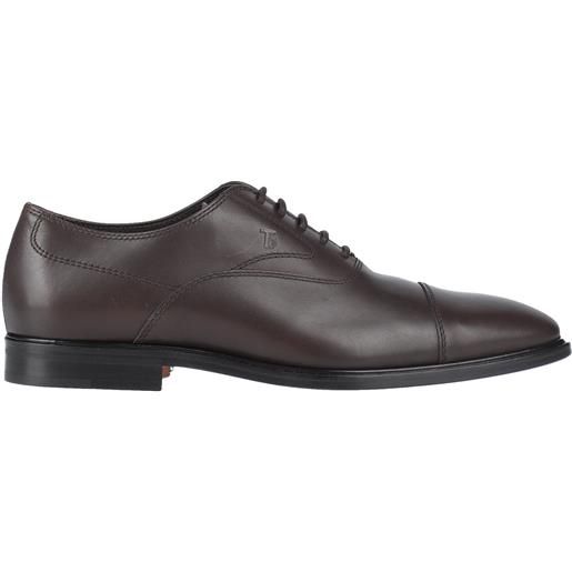 TOD'S - stringate - testa di moro