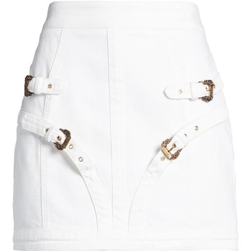 VERSACE JEANS COUTURE - gonna jeans - bianco