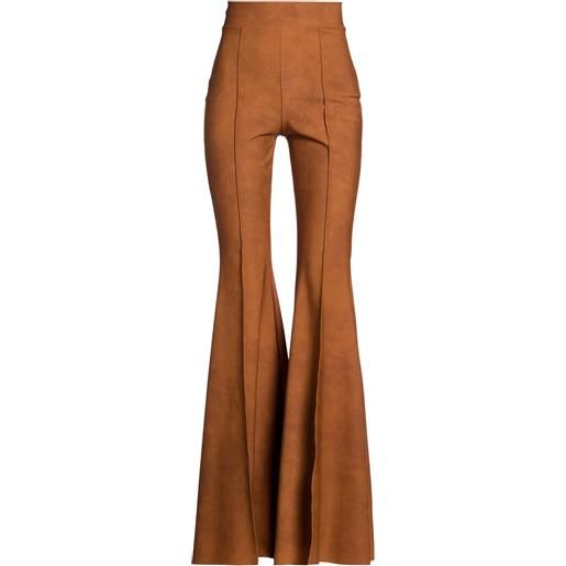 CHIARA BONI LA PETITE ROBE - pantalone - cuoio