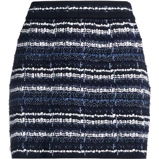 THOM BROWNE - minigonna - blu navy