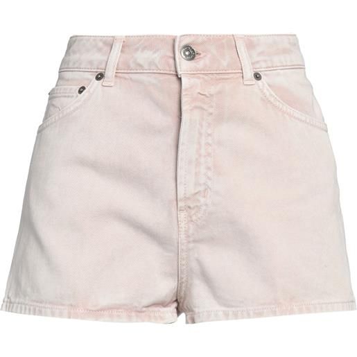 DONDUP - shorts jeans - rosa chiaro