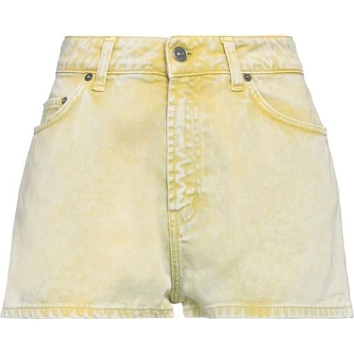 DONDUP - shorts jeans - verde lime