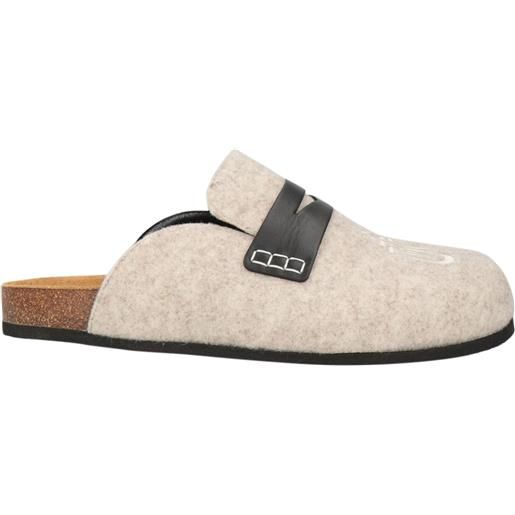 JW ANDERSON - mule e zoccoli - grigio chiaro